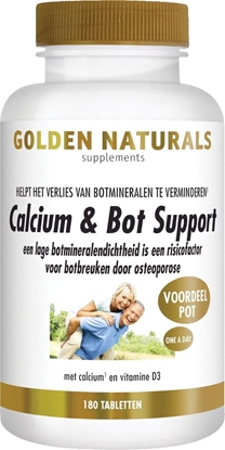 GOLDEN NATURALS CALCIUM  BOT SUPPORT 180ST